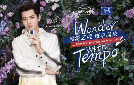 2月21日,，Tempo得寶打造紙巾藝術(shù)盛宴